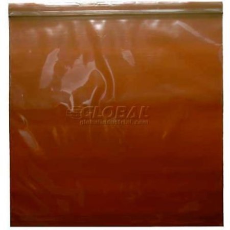 ELKAY PLASTICS CO Seal Top Amber Bags, 5inW x 8inL, 3 Mil, 1000/Pack FAM30508